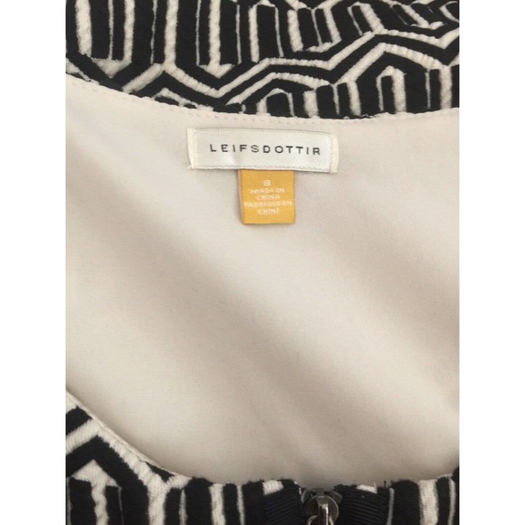 ANTHROPOLOGIE Leifsdottir Tonnelle Zip Front Dress - Picture 4 of 6